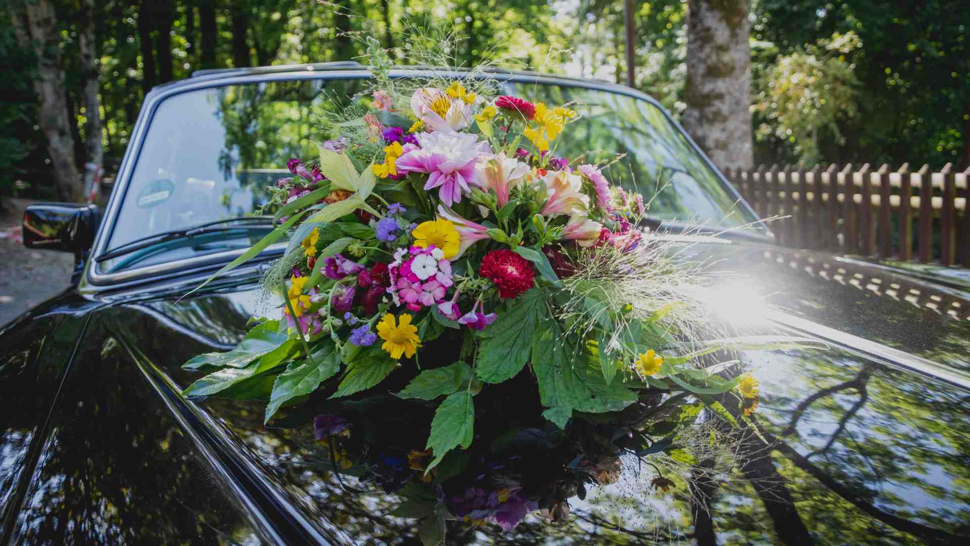 Car Decoration with Flowers